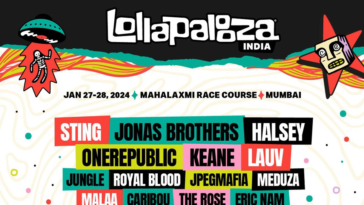 Sting, Jonas Brothers to headline Lollapalooza India 2024; full lineup